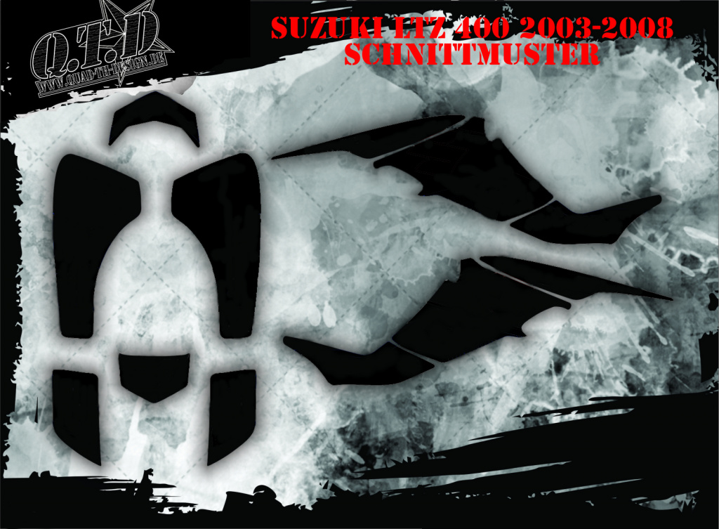 Suzuki LTZ 400 2003-2008 Schnittmuster
